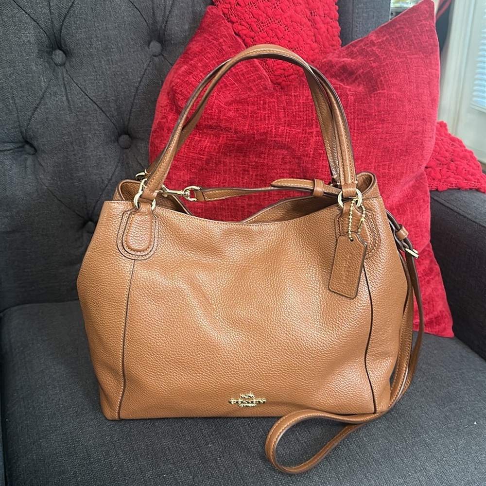 COACH Edie Shoulder Bag Crossbody Tote
